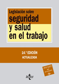 Legislación sobre seguridad y salud en el trabajo (14ª ed.) | portada del libro