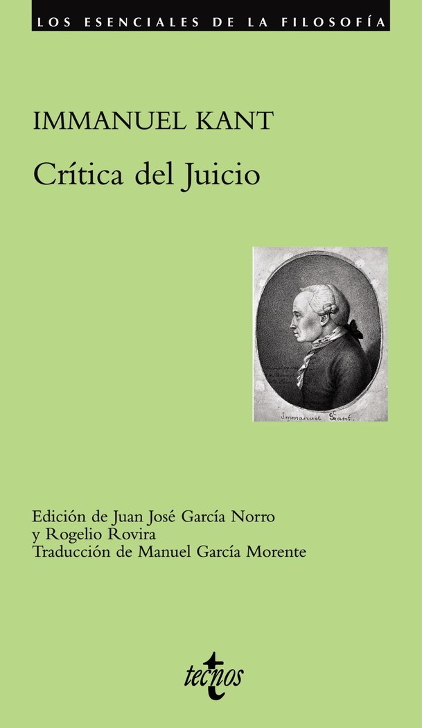 Crítica del Juicio, de Kant, Immanuel | portada del libro