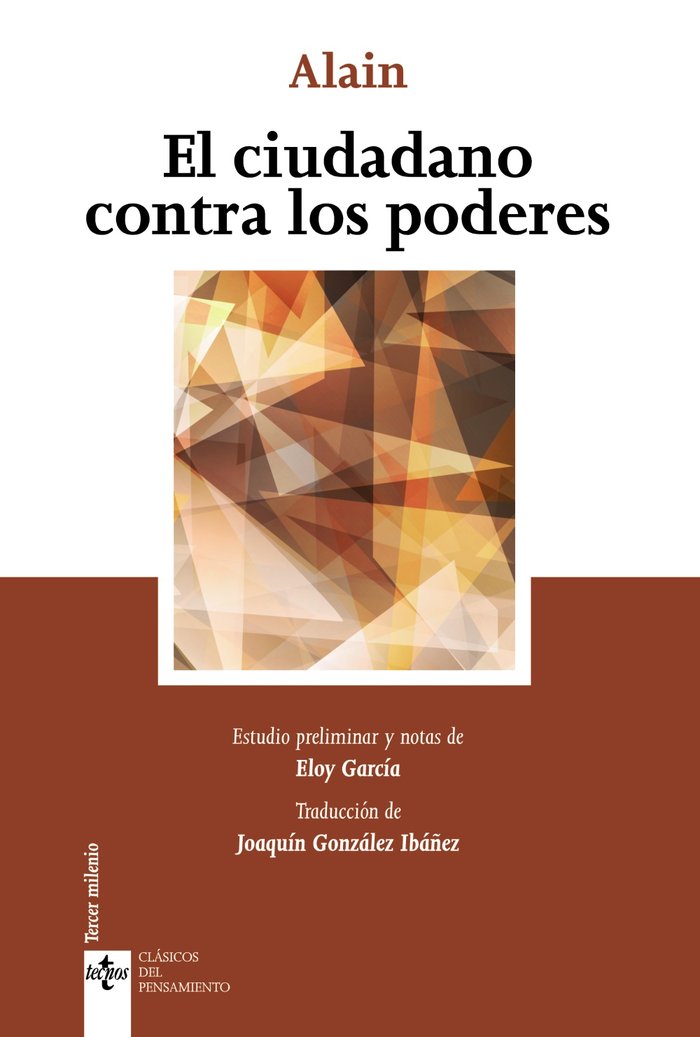 El ciudadano contra los poderes, de Alain | portada del libro