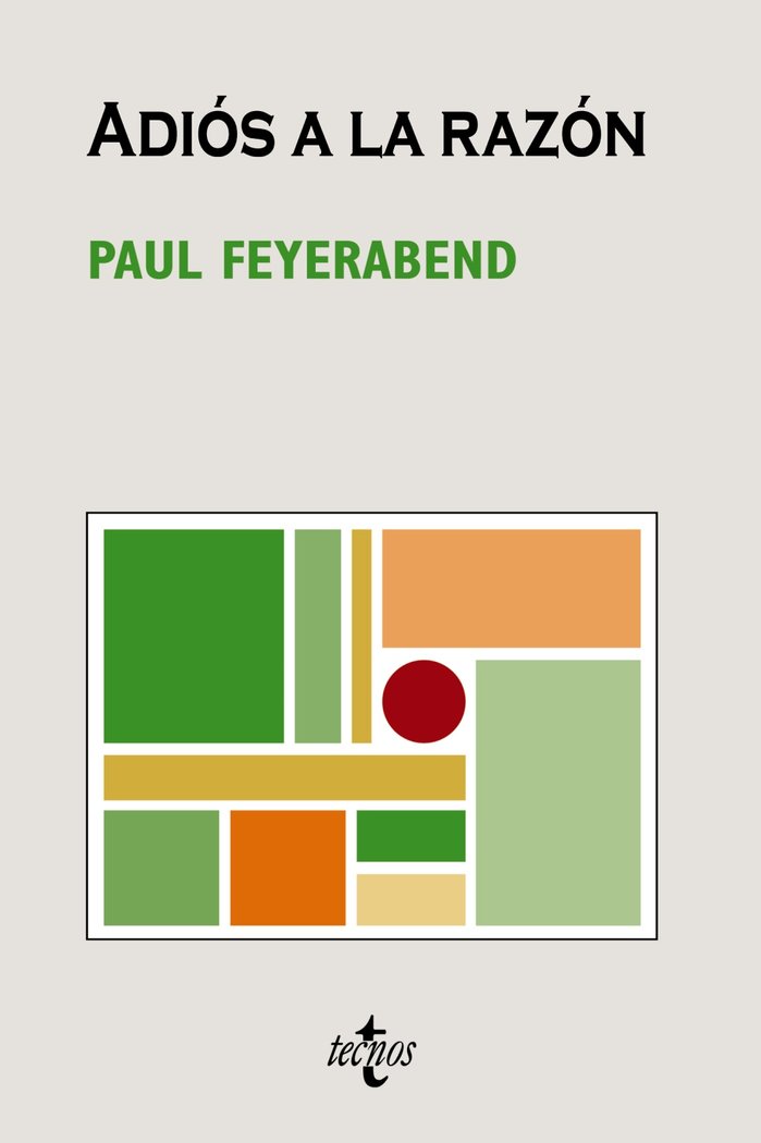 Adiós a la razón, de Feyerabend, Paul | portada del libro