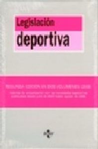 Legislación deportiva, de - | portada del libro