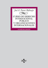 Curso de Derecho Internacional Público y Organizaciones Internacionales, de PASTOR RIDRUEJO, JOSé ANTONIO | portada del libro