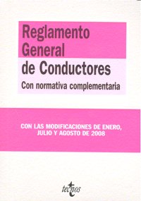 Reglamento General de Conductores, de - | portada del libro