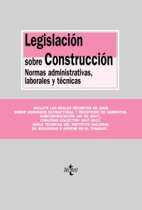 Legislación sobre Construcción, de - | portada del libro