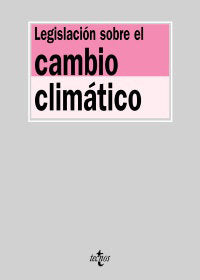 Legislación sobre el cambio climático, de - | portada del libro