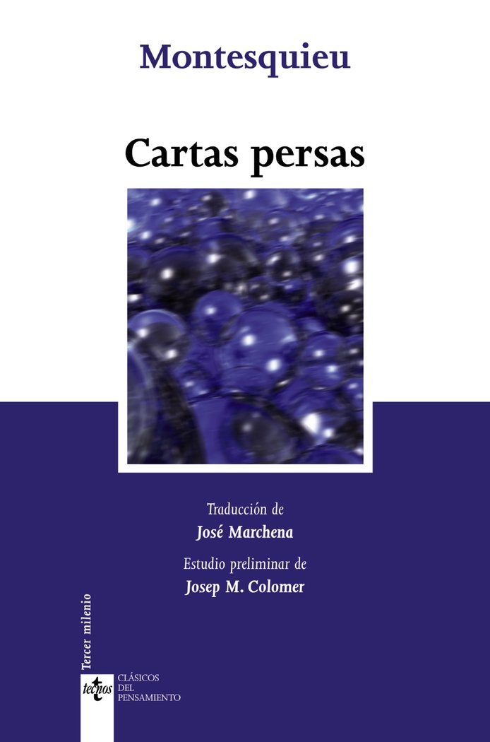 Cartas persas, de Montesquieu | portada del libro