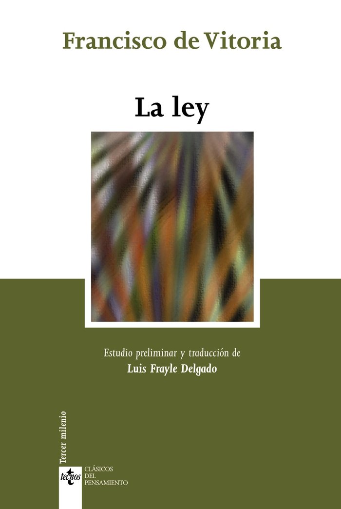 La Ley, de Vitoria, Francisco de | portada del libro