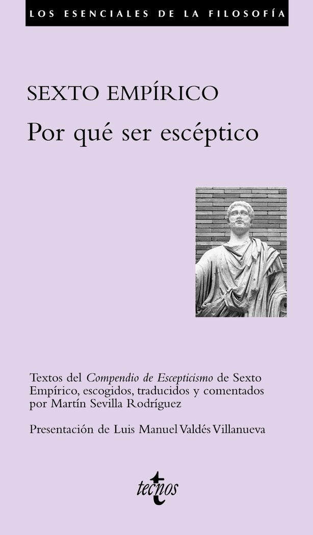 Por qué ser escéptico, de Empírico, Sexto | portada del libro