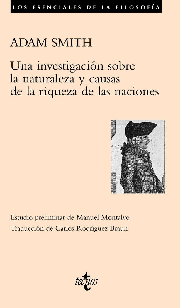 Una investigación sobre la naturaleza y causas de la riqueza de las naciones, de Smith, Adam | portada del libro
