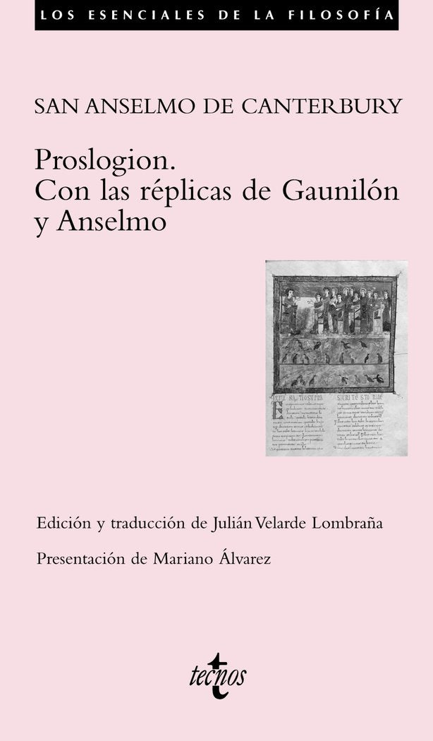 Proslogion. Con las réplicas de Gaunilón y Anselmo, de San Anselmo de Canterbury | portada del libro