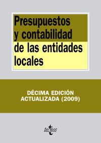 Presupuestos y contabilidad de las Entidades locales, de - | portada del libro