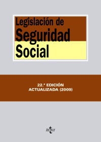 Legislación de Seguridad Social, de - | portada del libro