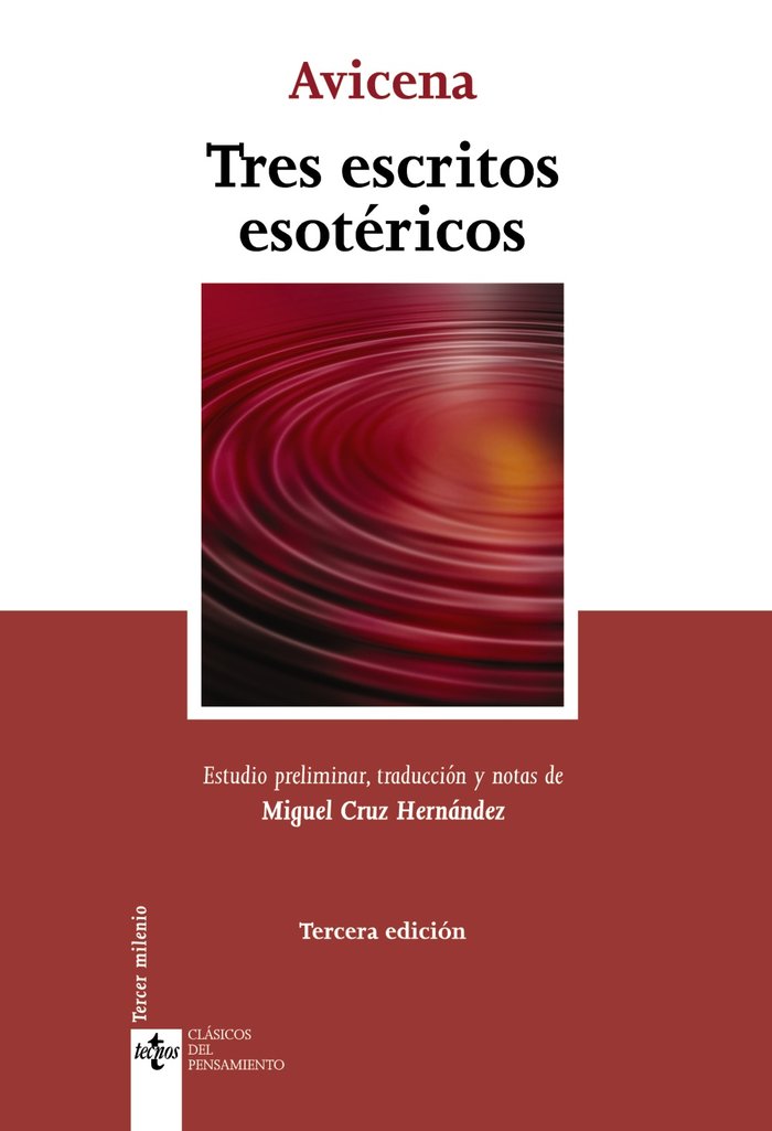 Tres escritos esotéricos, de Avicena | portada del libro