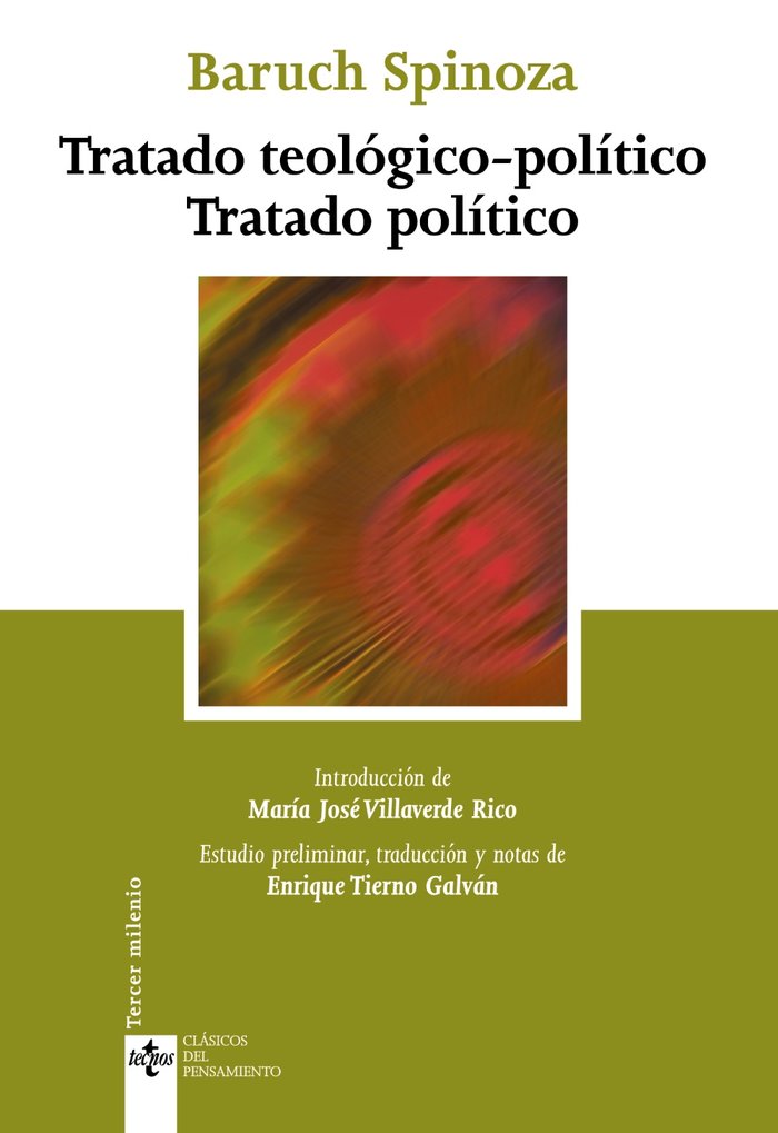 Tratado teológico-político. Tratado político, de Spinoza | portada del libro