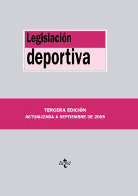 Legislación deportiva, de - | portada del libro