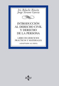 Introducción al Derecho civil y al Derecho de la persona, de BELUCHE RINCON, IRIS | portada del libro