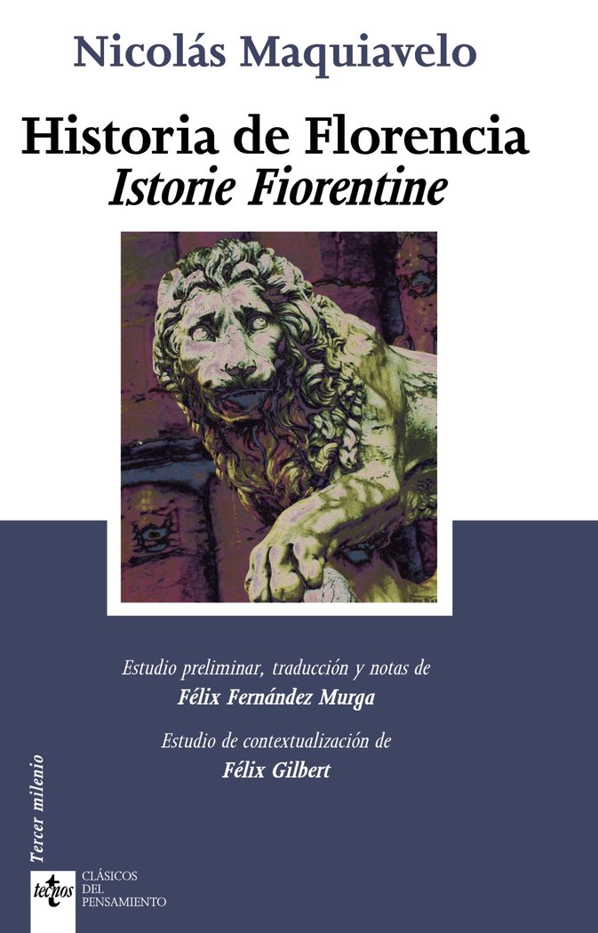 Historia de Florencia, de Maquiavelo, Nicolás | portada del libro