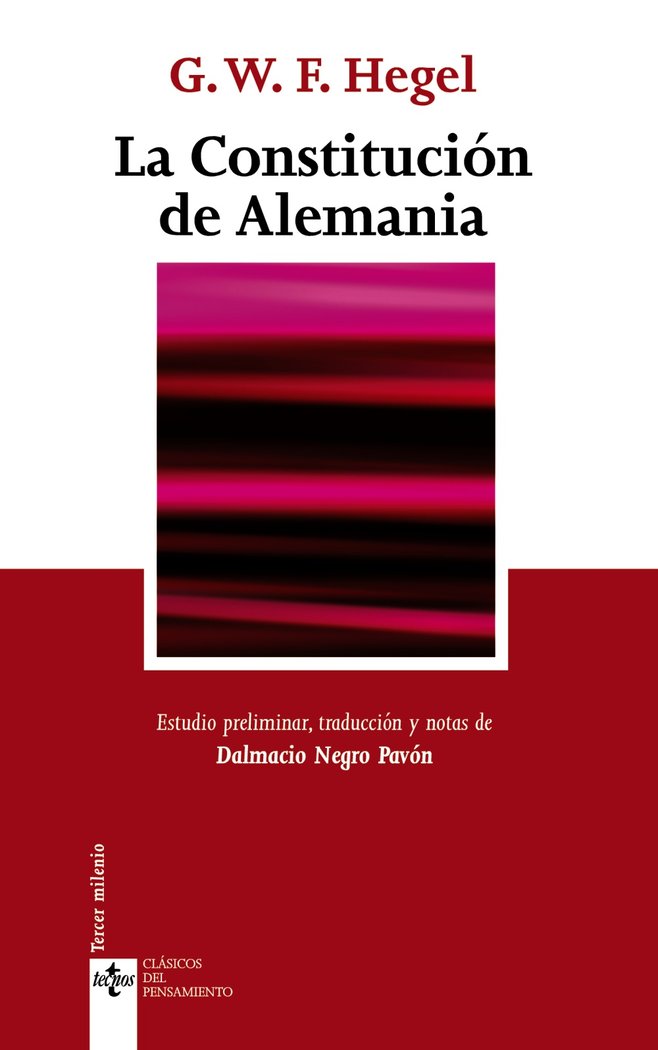 La Constitución de Alemania, de Hegel, G.W.F. | portada del libro