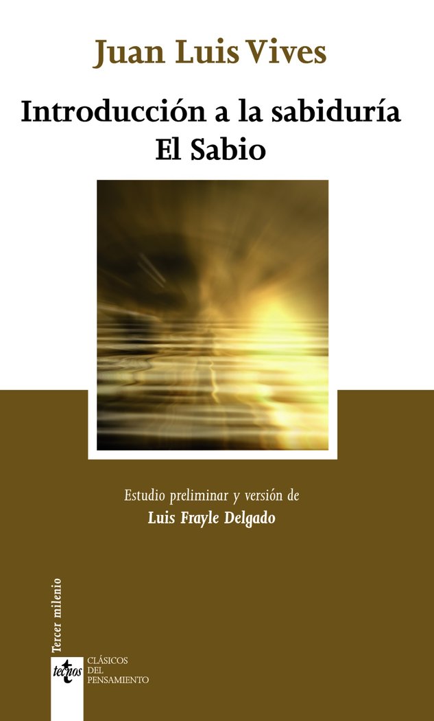 Introducción a la sabiduría. El sabio, de Vives, Juan Luis | portada del libro