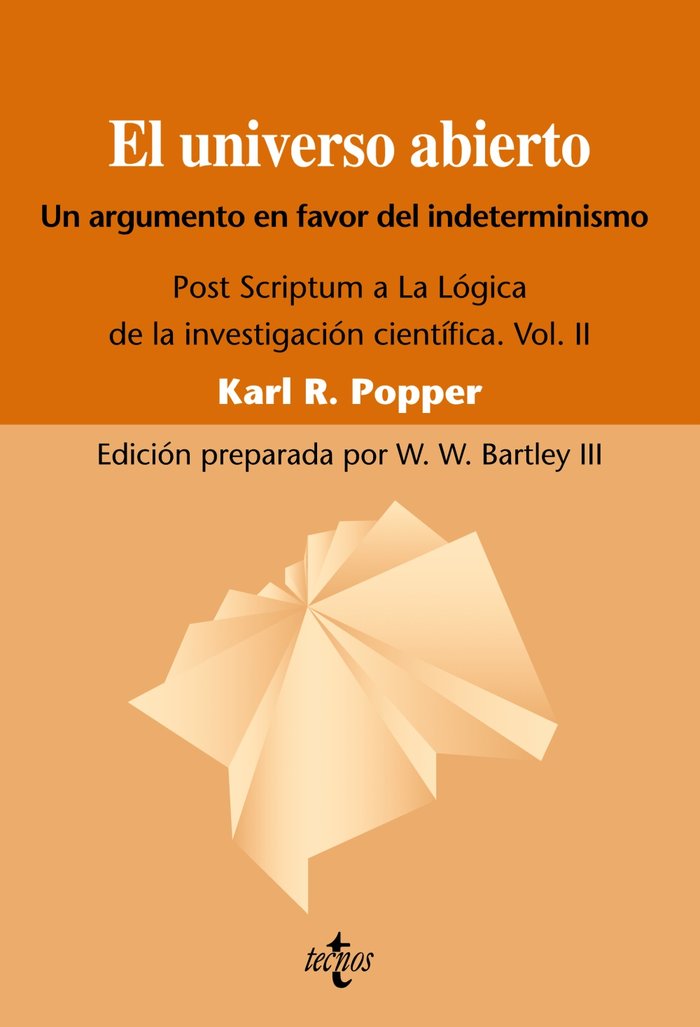 El universo abierto, de Popper, Karl R. | portada del libro