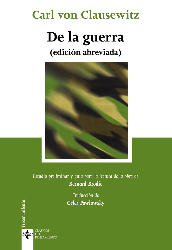 De la guerra, de Clausewitz, Karl von | portada del libro
