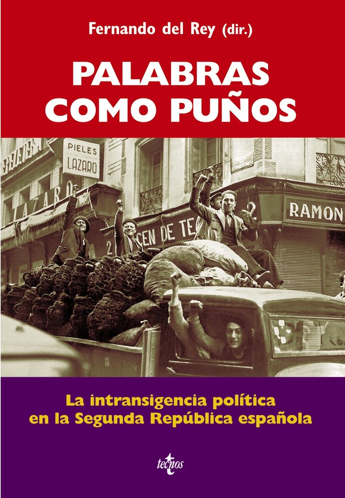 Palabras como puños, de Rey, Fernando del | portada del libro