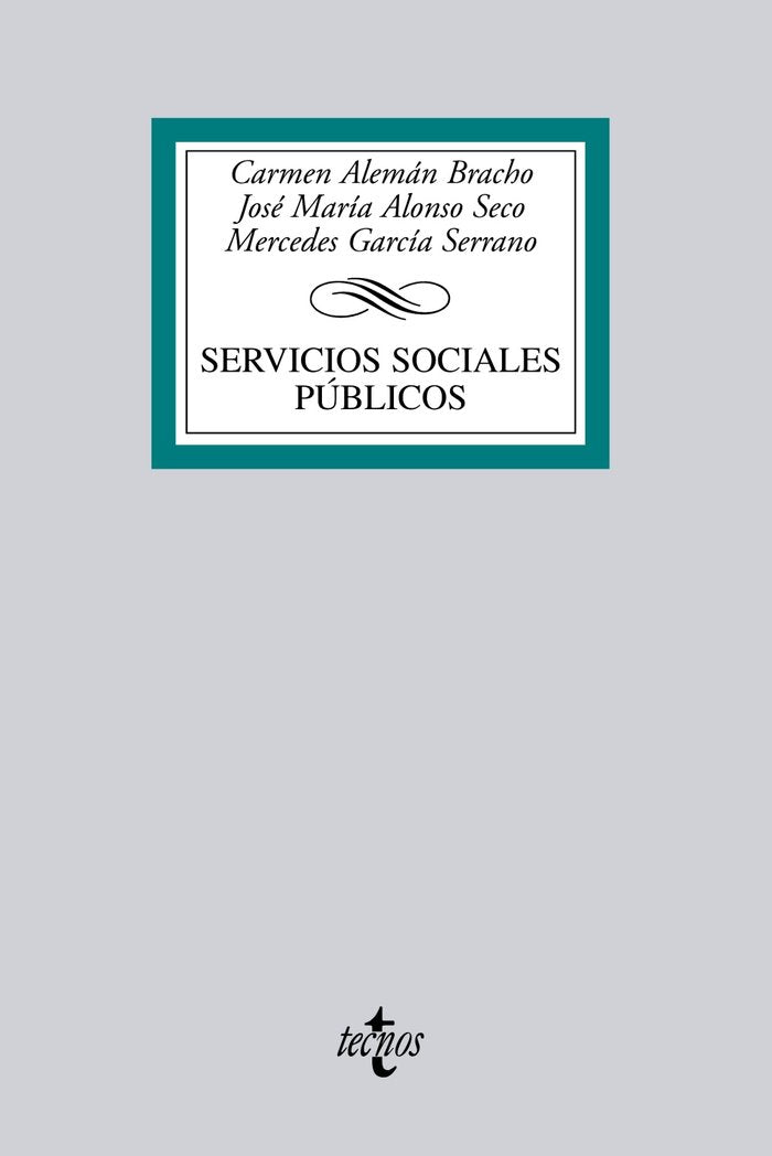 Servicios sociales públicos, de Alemán Bracho, Carmen | portada del libro