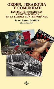 Orden, jerarqu¡a y comunidad, de ANTóN MELLóN | portada del libro