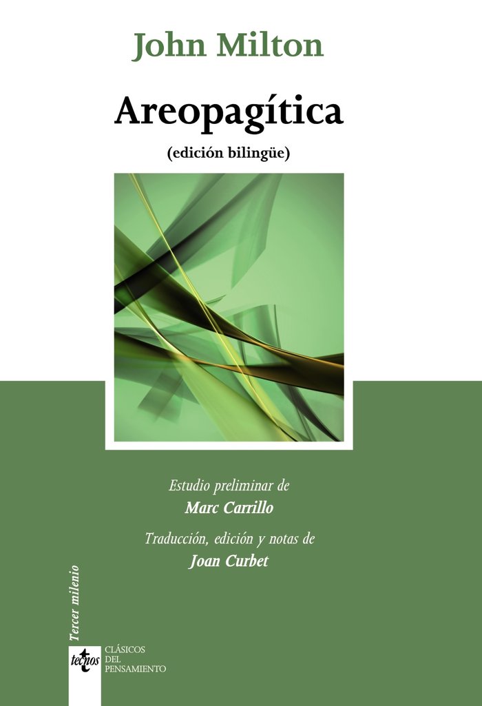 Areopagítica, de Milton, John | portada del libro