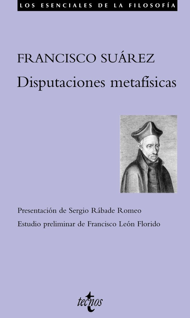 Disputaciones metafísicas, de Suárez, Francisco | portada del libro