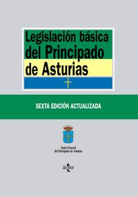 Legislación básica del Principado de Asturias, de - | portada del libro