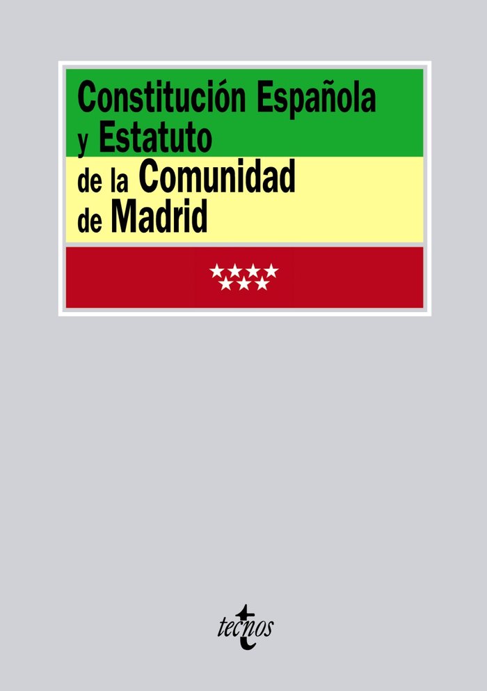 Constitución Española y Estatuto de la Comunidad de Madrid, de - | portada del libro