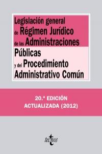 Legislación general de Régimen Jur¡dico de las Administraciones Públicas y del Procedimiento Adminis, de - | portada del libr