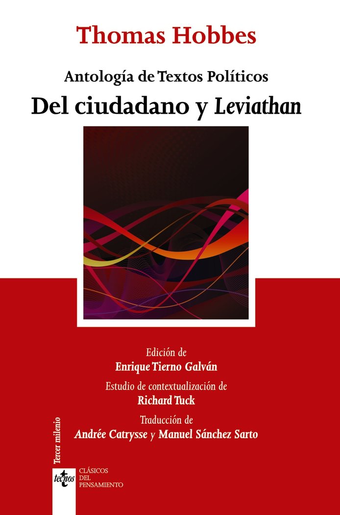 Del ciudadano y Leviathan, de Hobbes, Thomas | portada del libro