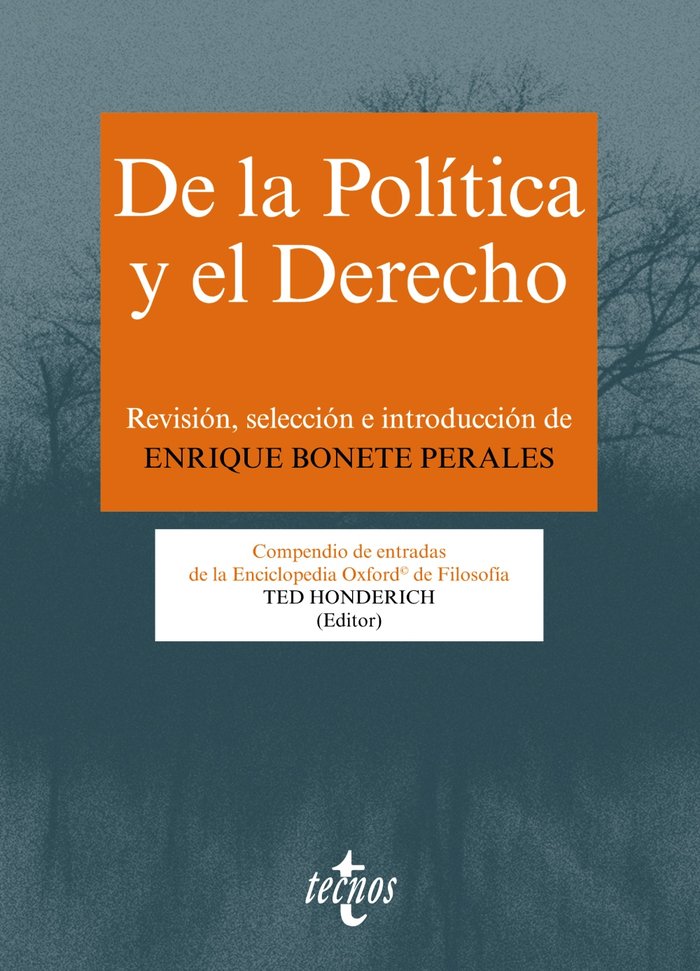 De la Política y el Derecho, de VV AA | portada del libro