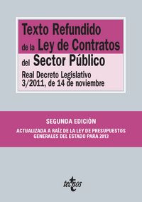 Texto refundido de la Ley de Contratos del Sector Público, de EDITORIAL TECNOS | portada del libro