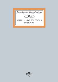 Análisis de pol¡ticas públicas, de HARGUINDéGUY, JEAN-BAPTISTE | portada del libro