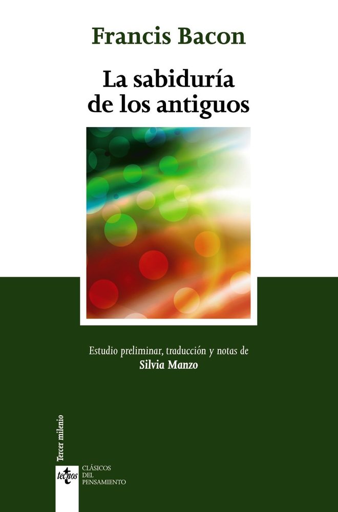 La sabiduría de los antiguos, de Bacon, Francis | portada del libro