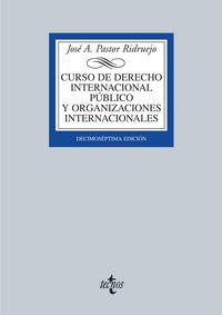 Curso de Derecho Internacional y Organizaciones Internacionales, de PASTOR RIDRUEJO, JOSé ANTONIO | portada del libro
