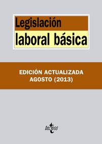 Legislación laboral básica, de EDITORIAL TECNOS | portada del libro