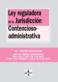 Ley reguladora de la Jurisdicción Contencioso-administrativa, de EDITORIAL TECNOS | portada del libro
