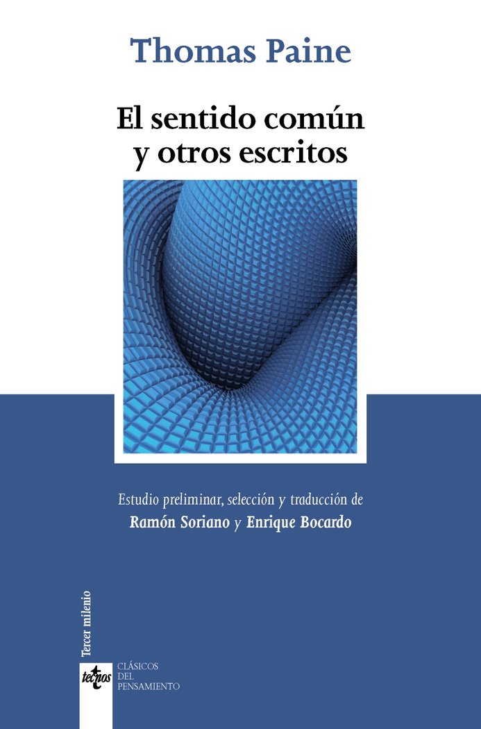 El sentido común y otros escritos, de Paine, Thomas | portada del libro