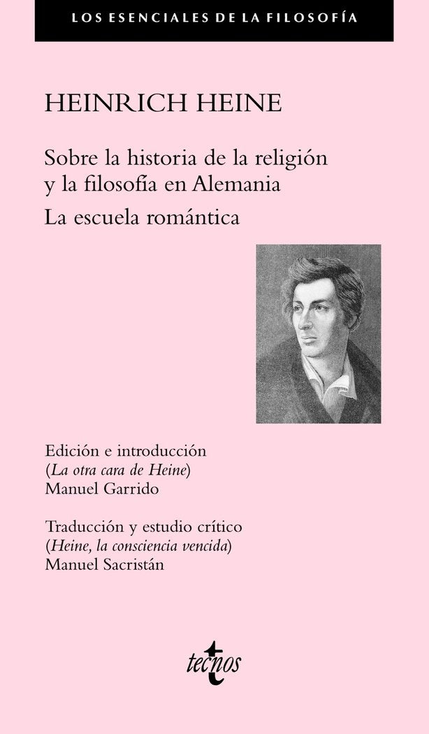 Sobre la historia de la religión y la filosofía en Alemania La escuela romántica, de Heine, Heinrich | portada del libro