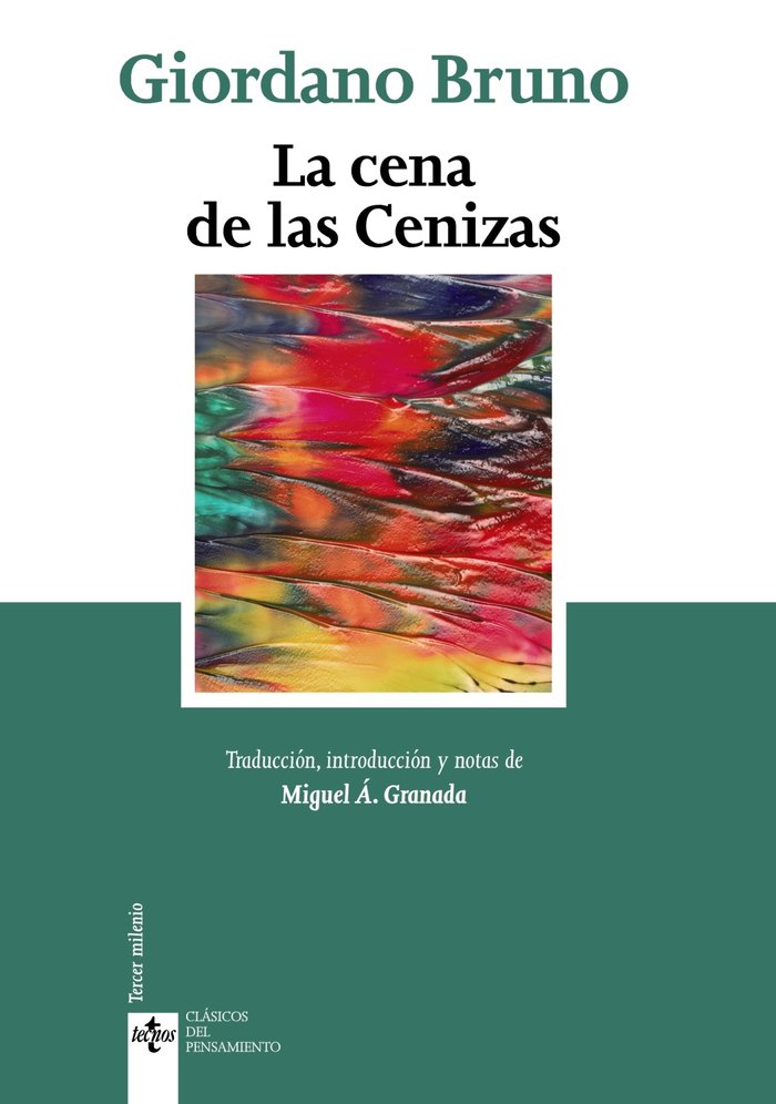 La cena de las Cenizas, de Bruno, Giordano | portada del libro