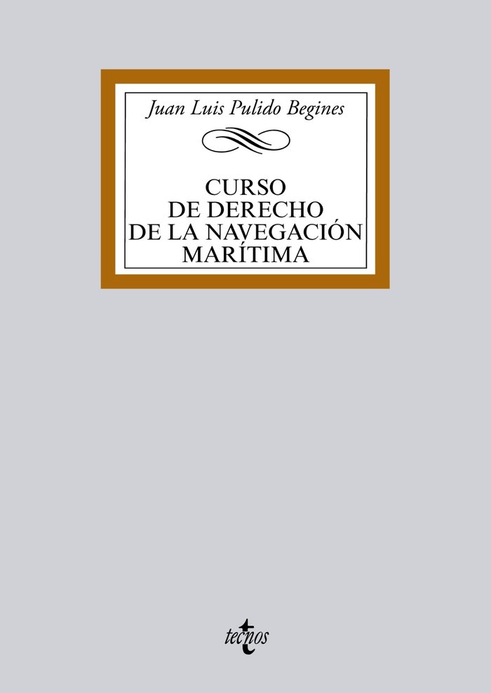 Curso de Derecho de la navegación marítima, de Pulido Begines, Juan Luis | portada del libro