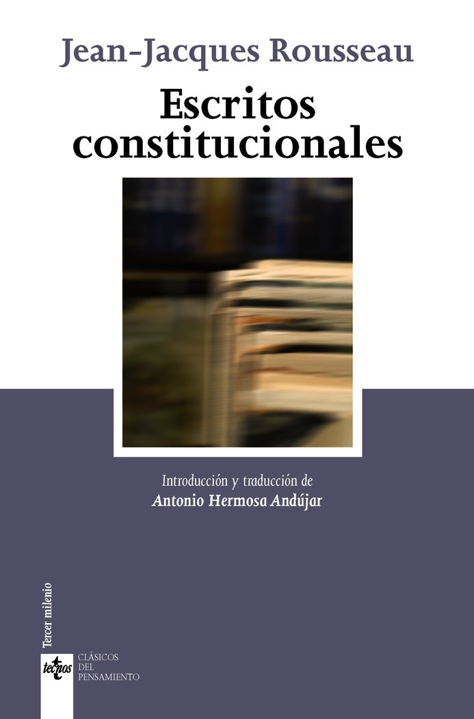 Escritos constitucionales, de Rousseau, Jean-Jacques | portada del libro
