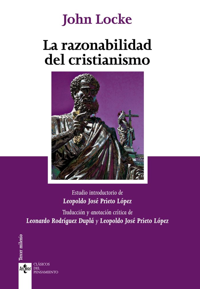 La razonabilidad del cristianismo, de Locke, John | portada del libro