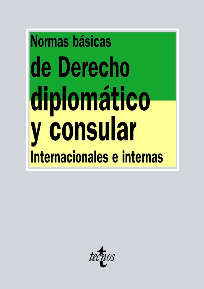 Normas básicas de Derecho diplomático y consular, de Editorial Tecnos | portada del libro