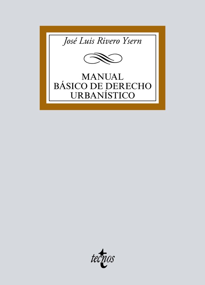 Manual básico de Derecho Urbanístico, de Rivero Ysern, José Luis | portada del libro