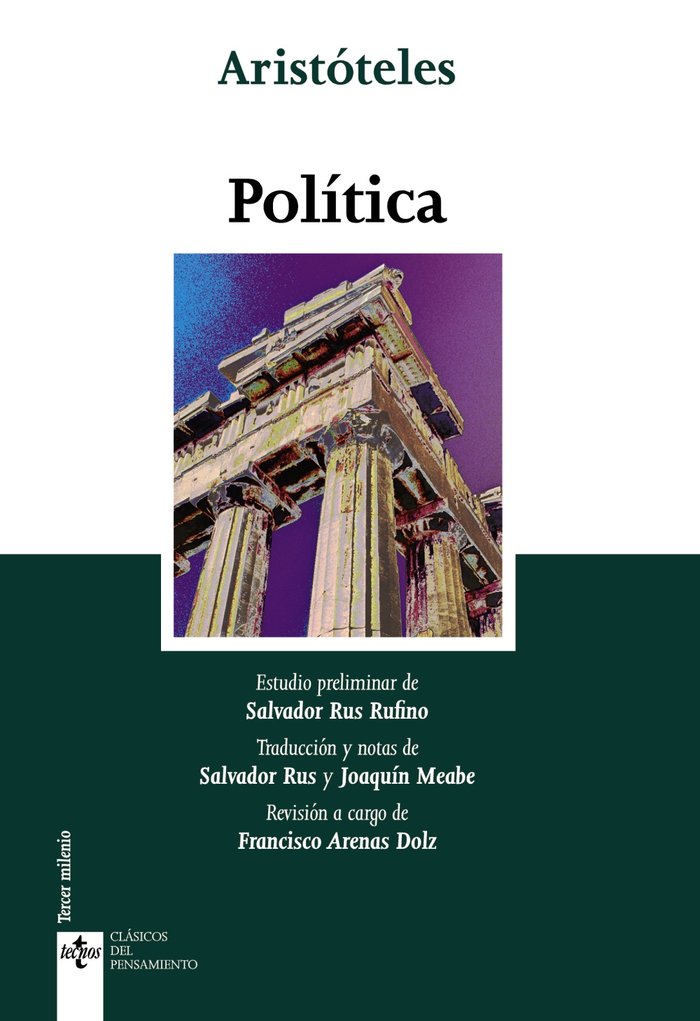 Política, de Aristóteles | portada del libro